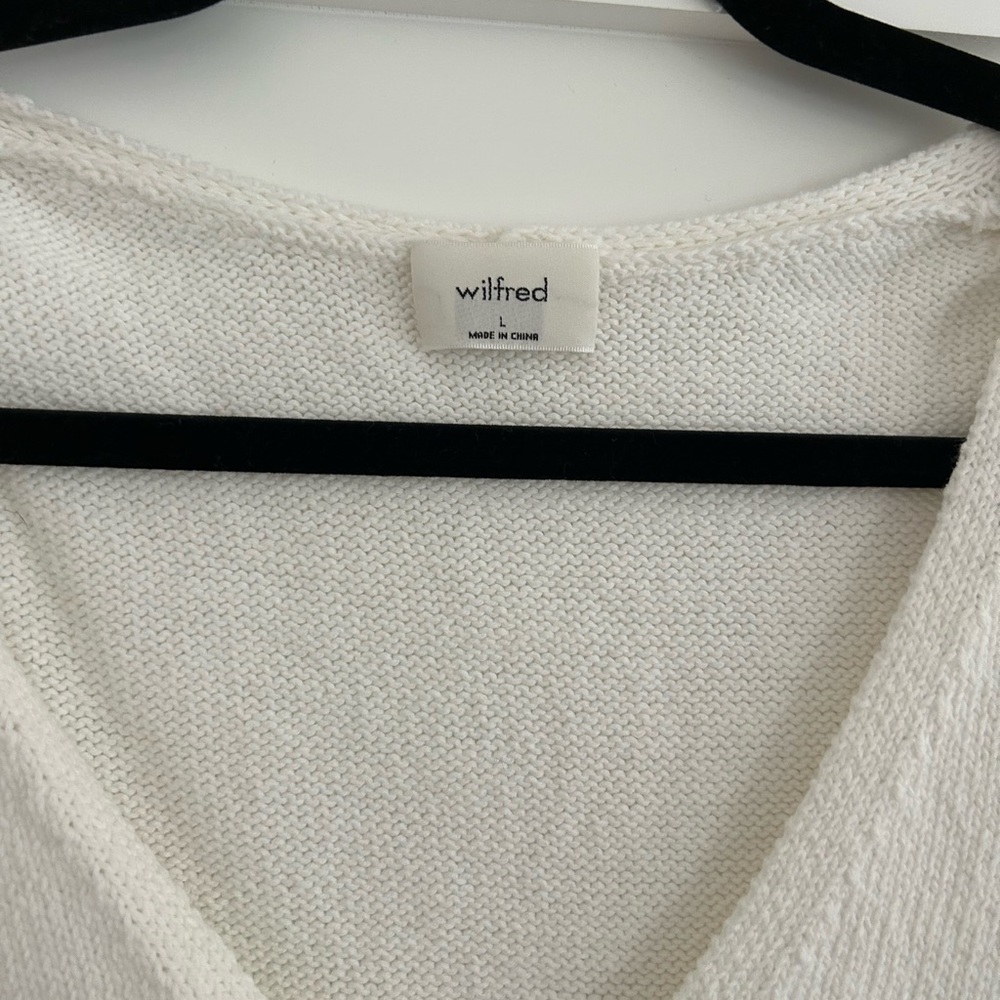 Aritzia Ivory Sweater Vest - Picture 2 of 3